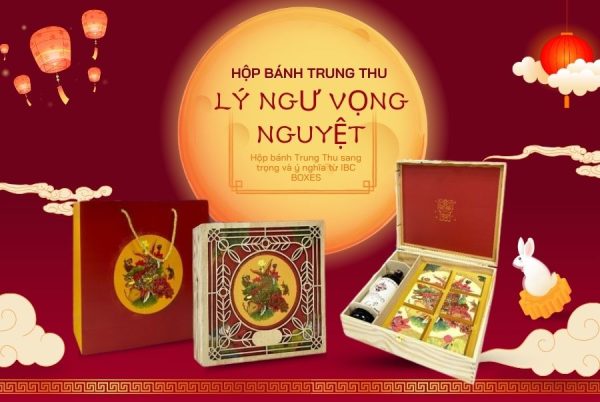 Hộp bánh trung thu lý Ngư Vọng Nguyệt