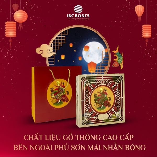 Hộp bánh trung thu lý Ngư Vọng Nguyệt 